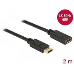 Câble prolongateur DisplayPort 1.2 4K 60Hz M/F 2m