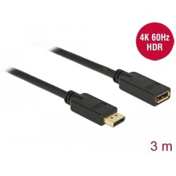 Câble prolongateur DisplayPort 1.2 4K 60Hz M/F 3m