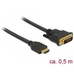 Câble bi-directionnel HDMI vers DVI 24+1 0.5m