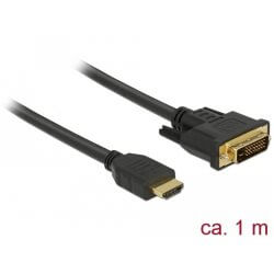 Câble bi-directionnel HDMI vers DVI 24+1 1m