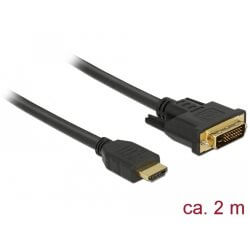 Câble bi-directionnel HDMI vers DVI 24+1 2m