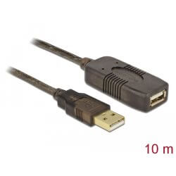 Prolongateur USB 2.0 actif A Mâle / Femelle 10m