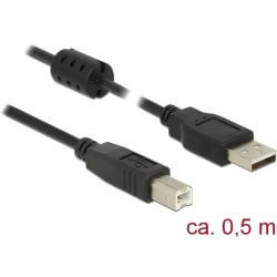 Câble de charge USB 2.0 A > B 0.5m