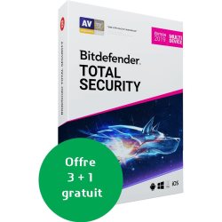 BD Total Security 2019 2 ans 10 PC 3+1 gratuit