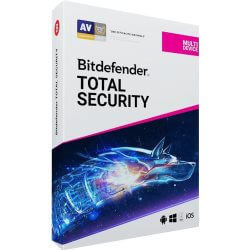 Bitdefender Total Security 2 ans 10 PC 2+1 gratuit