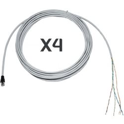 4 câbles 16FXS (longueur 12 m pièce) pour BN16FXS