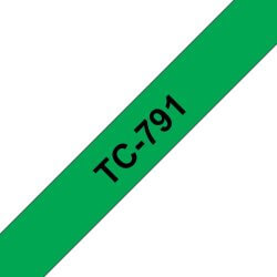 Ruban TC 9mm noir / vert