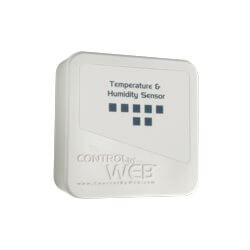 Wall-mount temperature and humidity sensor
