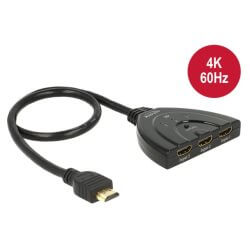 Switch HDMI 3 In 1 Out 4K 60Hz compact