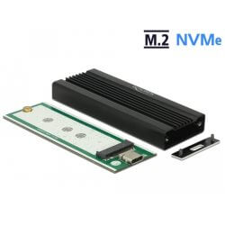 Boîtier externe M.2 NVMe PCIe SSD USB 3.1 Type C