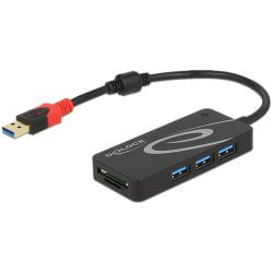 Hub USB 3.1 3 ports + lecteur de carte SD Micro SD