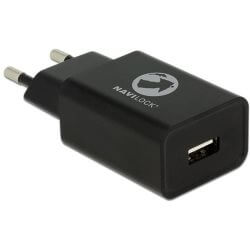 Chargeur USB 1 sorties 3,6 à 12V QC 3.0 noir