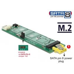 Convertisseur SATA pin 8 > M.2 Key B