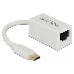 Adaptateur ethernet USB Type C 3.1 Giga blanc