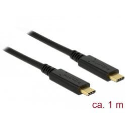 Câble USB 3.1 (10Gbps) Type C Mâle / Mâle 1m