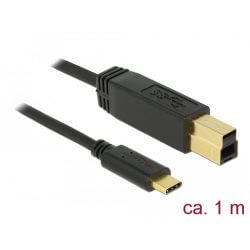 Câble USB 3.1 (10Gbps) Type C Mâle / B Mâle 1m