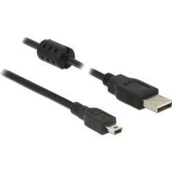 Câble USB 2.0 A mini USB 5 points 0,5m
