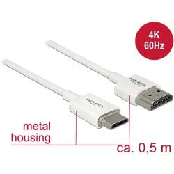 Câble vidéo Premium HDMI - Mini HDMI C 3D 4K 0,5m