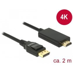 Câble DisplayPort 1.2 M > High Speed HDMI-A 4K 2m