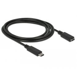 Câble USB Type C 3.1 Mâle / Femelle 1.5m