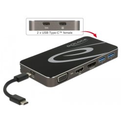 Dockstation USB Type C 3.1 > HDMI +DP +VGA +4 USB