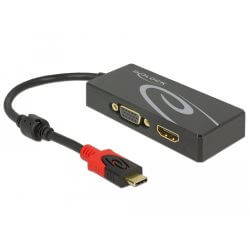 Adaptateur USB Type C > HDMI + VGA DP Alt Mode