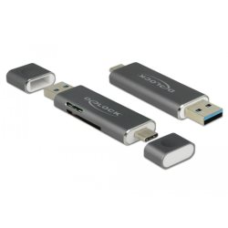Lecteur de cartes USB A & C > SD/MMC/Micro SD