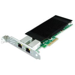 Carte réseau PCIe 2 ports Giga PoE 60W