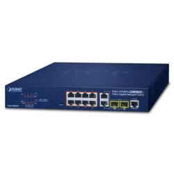 Switch 8 ports 100Mbits PoE at +2 Giga/SFP