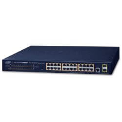Switch L2/L4 19" 24 Giga PoE at Ext Mode 2SFP 300W