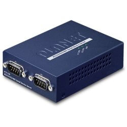 Serveur série IP 2 ports RS232/422/485 -10/+60°C