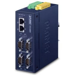Serveur 4 ports séries ind. over IP RS232/422/485