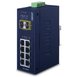 Switch indus IP30 8 ports Giga + 2 SFP -40/75°C