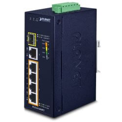 Switch indus 5 Giga dont 4 PoE AT + SFP -40/75°C
