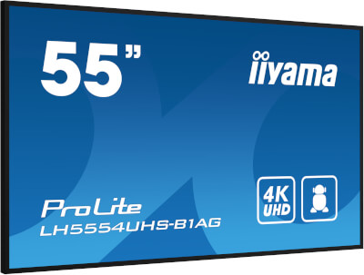 Moniteur 55" IPS Led 4K UHD HP VGA/DVI/HDMI/DP