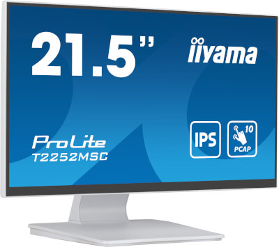 Moniteur 21,5" Tactile PCAP IPS Full HD HP multip.
