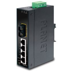 Switch indus IP30 4 100Mbits + 1 FX 15km compact