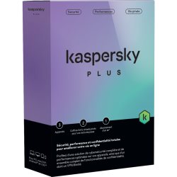 Kaspersky Plus 1 an 3 Postes 