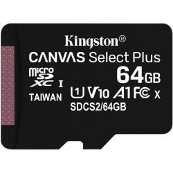 Carte Micro SDHC Canvas Select Plus 64Gb + adapt