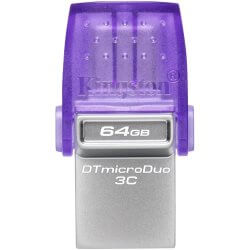 Clé USB 3.2 Kingston MicroDuo 64 Go