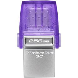 Clé USB 3.2 Kingston MicroDuo 256 Go