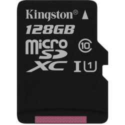 Carte Micro SDXC 128Go classe 10 sans adaptateur