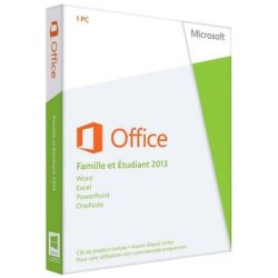 Microsoft Office Famille et Étudiant 2013 1-PC