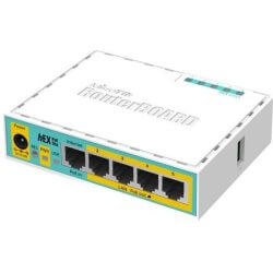Routeur 5 ports 100Mbits (4 PoE) hEX PoE Lite