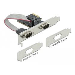 Carte PCI Express 2 ports RS232 Dual Profile