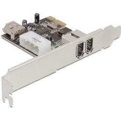 Carte PCI Express Firewire A 2+1ports