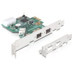 Carte PCI Express Firewire B 2+1ports Dual Profil