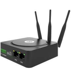 Routeur LTE indus 1xSIM 2xEth 1xRS232 9~36VDC WiFi
