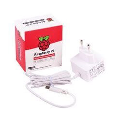 Alimentation blanche USB 5V 3A pour Raspberry Pi 4