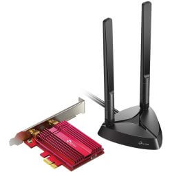 Carte réseau PCIe  Wifi 6 AX3000 + BT 5.0
